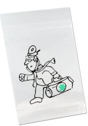 Black Leaf Pungi Ziplock Doctor transparente 60x80mm x100