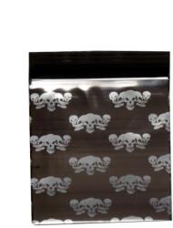  Pungi Ziplock Skull negru 35x35mm x100