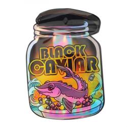 Black Leaf Pungi Ziplock Fara miros Mylar x1 - zenstar - 5,99 RON