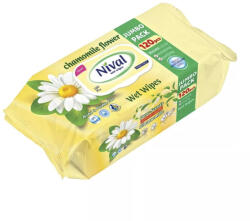 NIVAL Nedves törlőkendő NIVAL kamillás 120 darabos (3905362420893) - papir-bolt