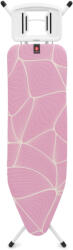Brabantia Ironing Board B vasalódeszka fix vasalótámasszal, 1240x380mm, acél, lila hullámok Vasalódeszka