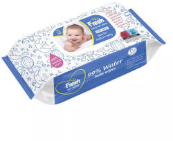 Fresh Nedves törlőkendő FRESH BABY 99% víz 72 darabos (3905362420893) - papir-bolt