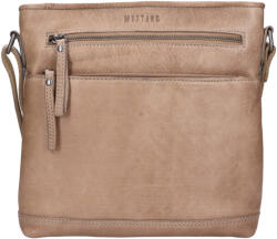 Mustang Női bőr kézitáska Mustang Blaise - sötét bézs