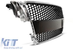  S4 type trunk spoiler suitable for Audi A4 B8 sedan 2007-2012, unpainted (ABAUSX6007224)