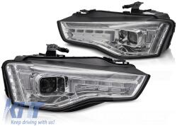  Xenon headlight set suitable for Audi A5 2011-2016 with dynamic turn signal, black base, for the model with DRL lights, without AFS, left and right (ABAUHX6010391)