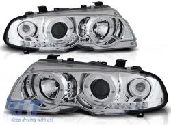  Tuning headlight kit with CCFL angel eyes suitable for BMW 3 E46 04.2003-2006 coupe/cabriolet, left and right (ABBMHX6010454)