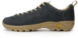 Northfinder bărbați lumină Hiking pantofi piele pantofi tăiat scăzut Vibram® TRANGO ravenbeige (108654-706-390)