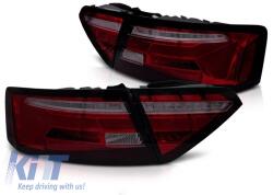  Xenon headlight kit suitable for Audi A5 2011-2016 with dynamic turn signal, chrome base, for the model with DRL lights, without AFS, left and right (ABAUHX6010390)