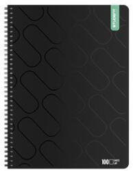 ICO Spirálfüzet, A4, sima, 100 lap, ICO "Student Premium", vegyes színek (TICSSFS100)