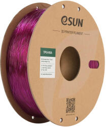 eSUN eTPU-95A 3D nyomtató filament 1.75 mm, 1 kg (ESUN-ETPU95A-ATLATSZO-LILA)
