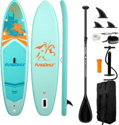 FunWater SUP szörfdeszka SUPFW70A 3, 5m (türkiz) (SUPFW70A) - hordozhatoshop