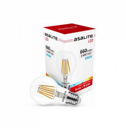 Asalite LED Izzó A60 filament gömb E27 6W 4000K (660 lumen) - hordozhatoshop