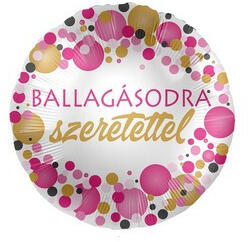  Ballagási lufi 17" 43cm Ballagásodra szeretettel (bwmpr121007K)