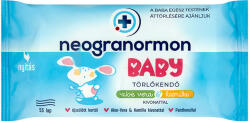 Neogranormon Baby Törlőkendő 55 Lapos Aloe Vera&kamilla (157)