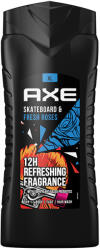 AXE Tusfürdő 400ml 3in1 Ice Skateboard&fresh Roses 12h Refreshing Fragrance (4328)