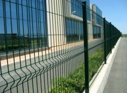 Max Panou gard bordurat zincat verde 2000x2500 mm, grosime 3.5 mm, pentru imprejmuiri gradini si terenuri (MB-10800624)