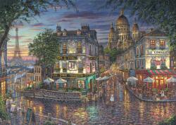 Schmidt Spiele - Puzzle Robert Finale: Cartierul Montmartre, Paris, Franța - 1 000 piese Puzzle