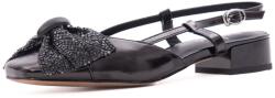 Feeling Pantofi dama casual din piele naturala, Feeling D75-3903, negru