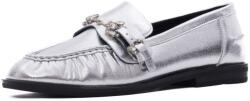 Epica Pantofi dama casual din piele naturala, Epica 4ZFL80009B 18-N, argintiu