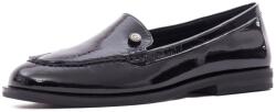 Epica Pantofi dama casual din piele naturala lacuita, Epica 4ZFL80008A 01-L, negru