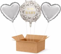 Balloons4party Set 3 baloane heliu Oh baby 45 cm