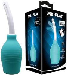  Силиконов анален душ с гъвкав накрайник - Mr. Play Anal Douche Blue (DEBRA01369)
