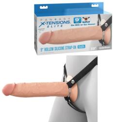  Силиконов пенис колан, двойна плътност, 24, 1см. - Strap-on Dual Density (PIPE416121)