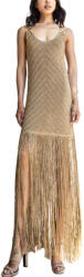 AGGEL Rochie Metallic Knit Fringed SS63111K 1017 bronze (SS63111K 1017 bronze)