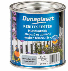 Dunaplaszt - kerítésfesték szürke - 0, 25l