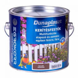 Dunaplaszt - kerítésfesték barna 500 - 2, 5l