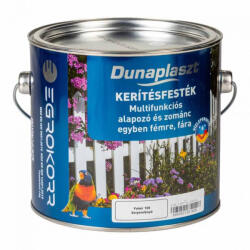 Dunaplaszt - kerítésfesték fehér - 2, 5l