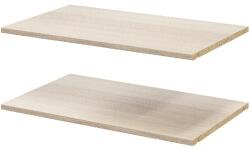GOODHOME Pachet 2 rafturi, stejar, 75 x 45 cm GoodHome Atomia Raft