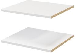 GOODHOME Pachet 2 rafturi, alb, 50 x 45 cm GoodHome Atomia Raft