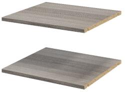 GOODHOME Pachet 2 rafturi, gri stejar, 50 x 45 cm GoodHome Atomia Raft