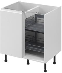 GOODHOME Sistem depozitare corp GoodHome Pebre, gri antracit Raft