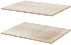 GOODHOME Pachet 2 rafturi, stejar, 75 x 58 cm GoodHome Atomia Raft