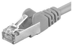 PremiumCord Patchcord PremiumCord SFTP Cat 6A 1m gri, SFTP-6A-1-G, cupru (SFTP-6A-1-G)