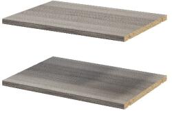 GOODHOME Pachet 2 rafturi, gri stejar, 50 x 35 cm GoodHome Atomia Raft