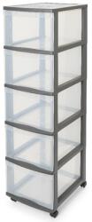 FORM Organizator KONTOR, polipropilena, 38x30x105.5 cm, gri deschis Raft