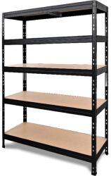 GOODHOME Raft atelier GOODHOME Rand, otel, 127.6 x 40 x 180 cm, negru Raft