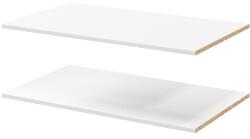 GOODHOME Pachet 2 rafturi, alb, 100 x 58 cm GoodHome Atomia Raft