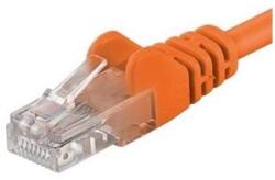 PremiumCord Cablu Patchcord UTP RJ45-RJ45 Categoria 6, 1m, portocaliu, cupru integral, 26AWG (UTP-6-1-O)