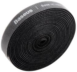 Baseus Banda velcro organizare cabluri, Baseus, 3 m, Negru (ACMGT-F01)