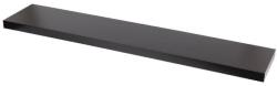 GOODHOME Polita GOODHOME Cusko, melamina, 118 x 23.5 x 3.8 cm, negru Raft