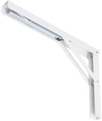 GOODHOME Suport raft GOODHOME, metal, 30 x 3 x 20.6 cm, alb Raft