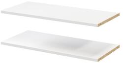 GOODHOME Pachet 2 rafturi, alb 75 x 35 cm GoodHome Atomia Raft