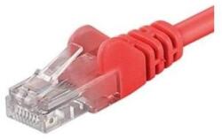 PremiumCord Cablu Patchcord UTP RJ45-RJ45 Cat. 5e 0.25m, rosu, cupru integral, 26AWG (UTP-5E-0.25-R)