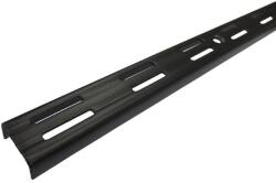 FORM Vergea verticala cu fante duble FORM, 200 cm, negru mat Raft