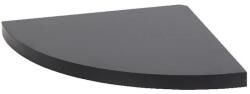GOODHOME Polita GOODHOME Rigga, melamina, 25 x 25 x 2 cm, negru Raft