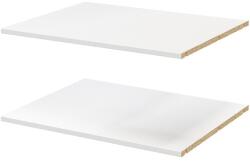 GOODHOME Pachet 2 rafturi, alb, 75 x 58 cm GoodHome Atomia Raft